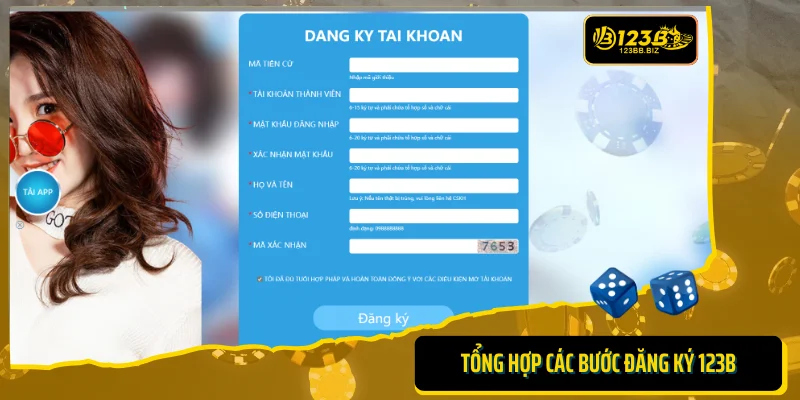 Tổng hợp các bước đăng ký 123B đơn giản dành cho tân binh